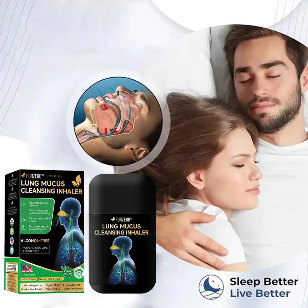 Lung Mucus Cleaning Inhaler Sleep Apnea Inhaler Liver Health Nasal Lung Cleanse Relief Discomfortion Nose HealthCare 1pc nasal inhaler