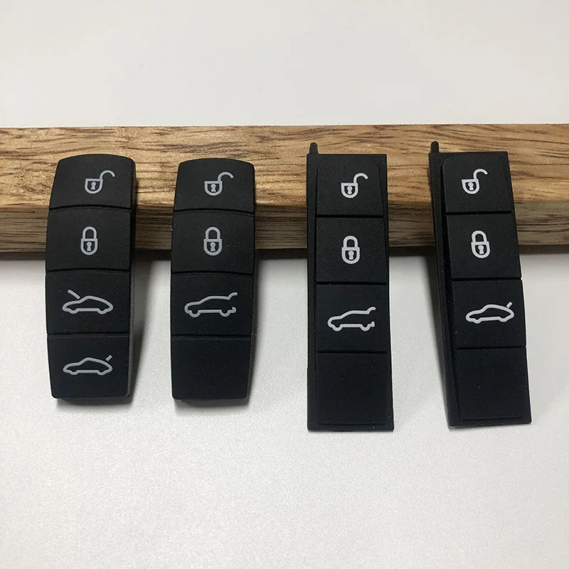 Przycisk klucza Pad wymienić pasuje do Porsche Cayenne Panamera Cayman Macan Boxster 718 911 silikonowy zdalny Keyless Shell środkowy przycisk