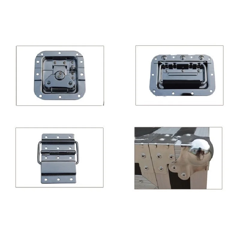 2U 항공 케이스, LED 디스플레이 비디오 프로세서 디지털 파워 앰프 케이스, 플라이트 케이스