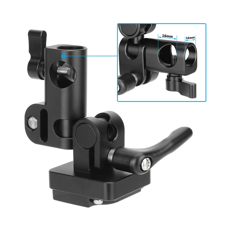 Quick Release V-Lock Mount to C-Stand/Baby Pin Adapterc