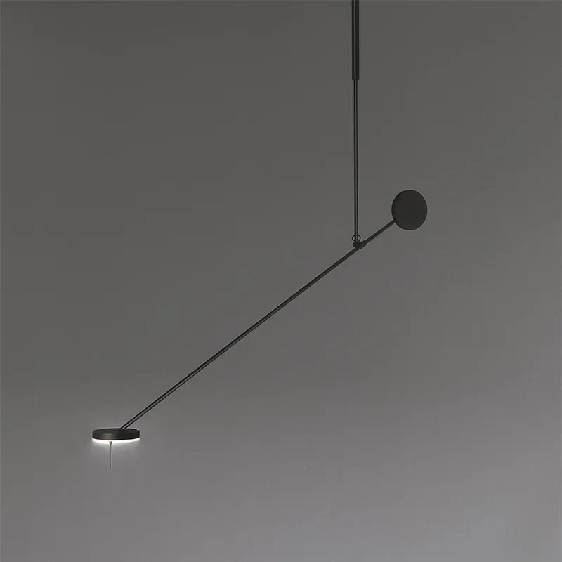 Modern Multi Heads LED Chandeliers Rotatable Minimalist Hanging Lamps Living Dining Room Home Restaurant Decor Light Fixtures