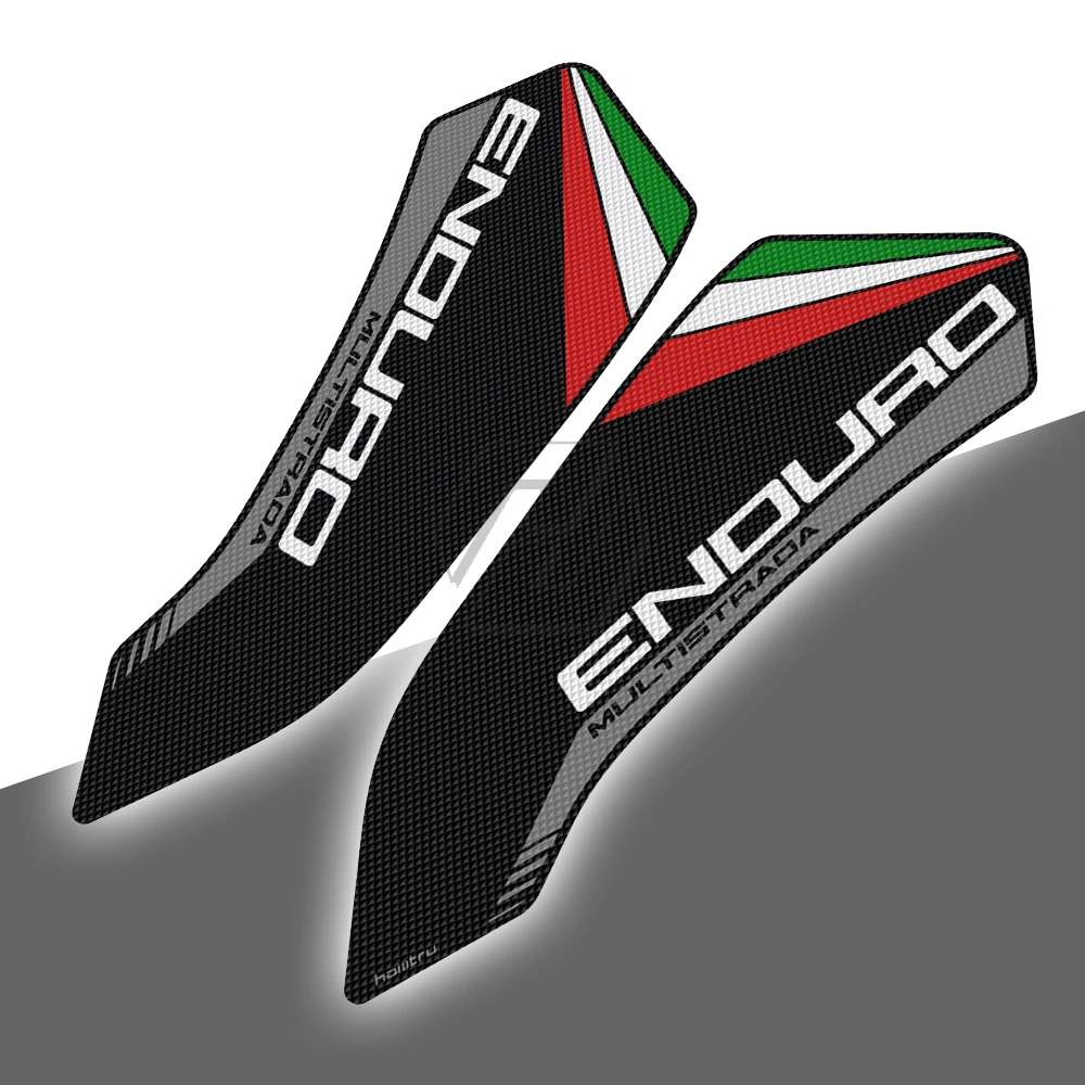 For Ducati Multistrada Enduro 1200 1260 V2 V2S  Motorcycle Anti-slip Knee Grip Decals Side Tank Pad Sticker