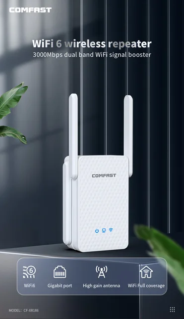 WiFi 6 Repeater 3000 - Wi-Fi turbo with Wi-Fi 6