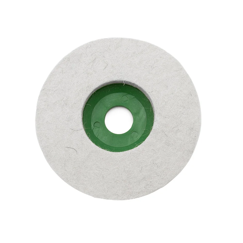 2pcs 125mm 5 Inch Wool Felt Polishing Wheel Polishing Tools Grinding Tools Power Tool Accessories For Angle Grinders