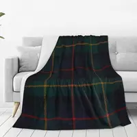 Farquharson Scottish Tartan Blanket Flannel Lightweight Throw Blankets Sofa Throw Blanket For Couch Travel Throws Bedspread 2