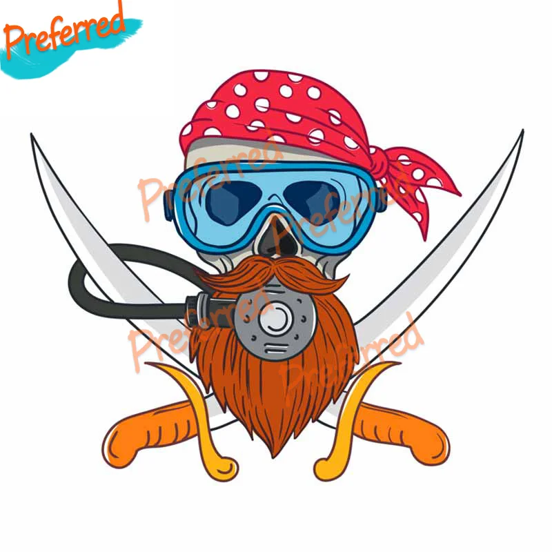 

Забавная наклейка в виде черепа для дайвера, наклейка для всех автомобилей, гоночный ноутбук, мотоцикл, шлем, багажник, ящик для инструментов, приёл в дом на дом, окно, бампер