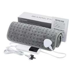 Cozy Electric Heating Pad for Pain Relief - Auto-Off & Machine Washable (UK PLUG 220V)