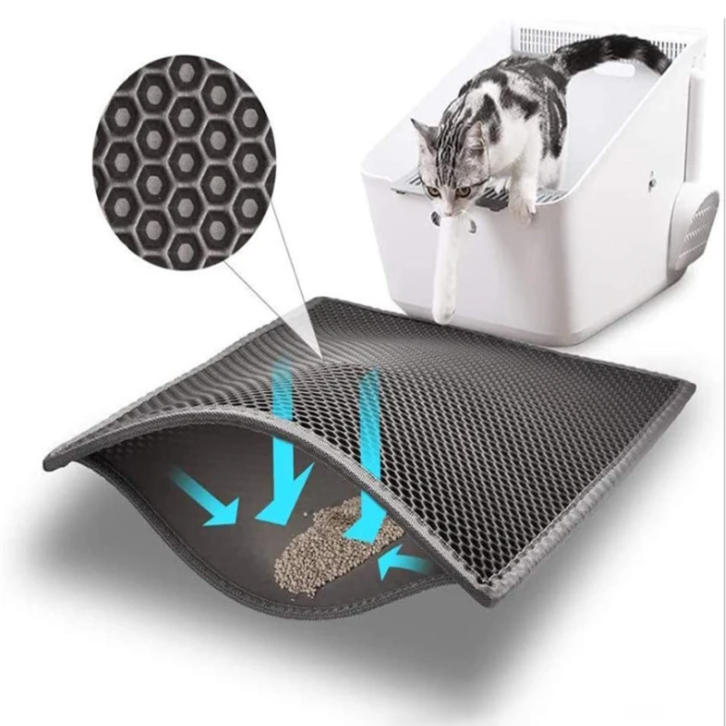 Cat Litter Mat Double Layer Cat Litter Mat Waterproof Cat Mats