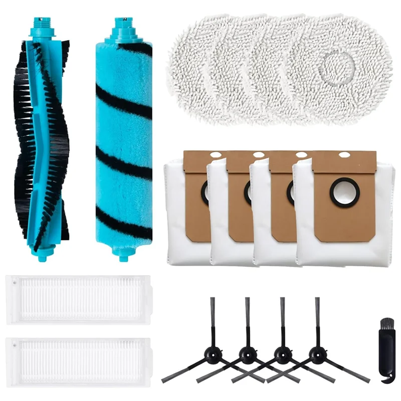 B89B-For Cecotec Conga 11090 Robot Vacuum Cleaner Main Side Brush Hepa Filter Mop Cloth Replacement Parts Accessories