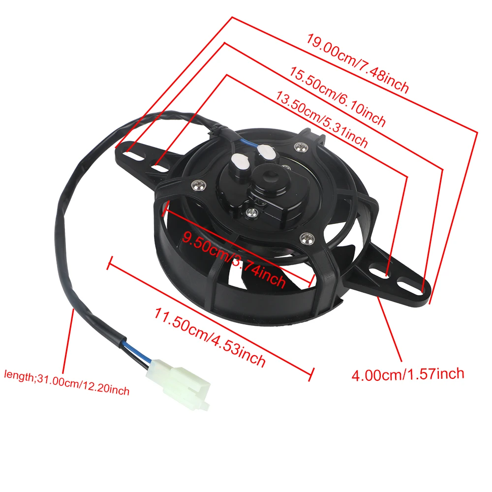 Oil Cooler 200cc 250cc Engine Radiator For ATV Quad Go Kart Buggy Motocross Motorcycle Spare Parts Motorcycle Cooling Fan