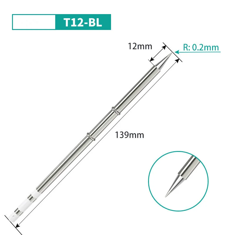 T12 K Series Soldering Solder Iron Tips T12-KL KF KR KU Series Iron Tip for Hakko FX951 STC AND OLED Electric Soldering Iron hot stapler Welding Equipment