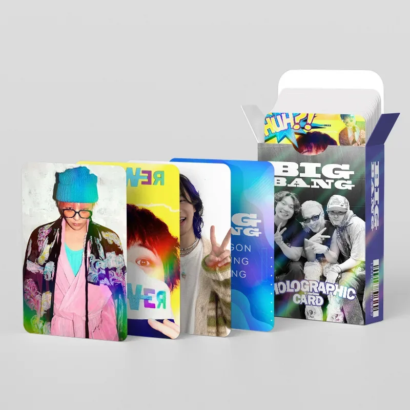 BIGBANG Mini Album Laser Cards 124pcs Holographic K-pop Fan-Made