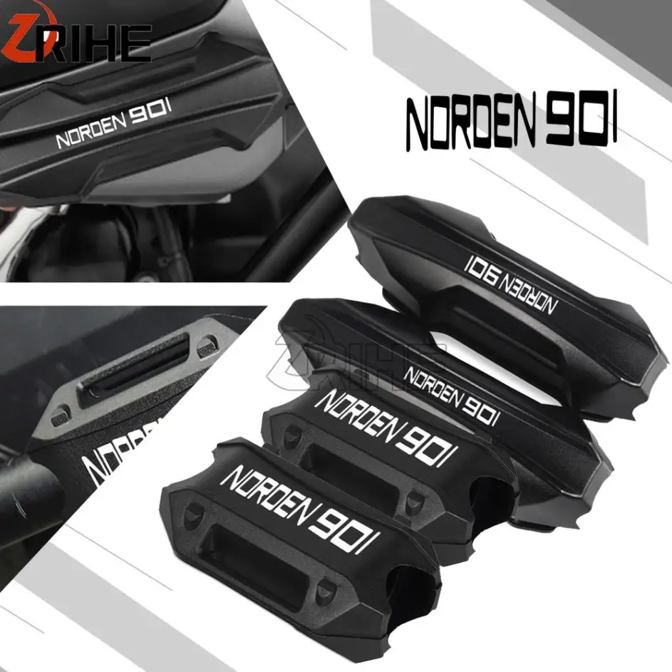 

FOR Husqvarna Norden 901 2022 2023 norden 901 Motorcycle 25MM Engine Crash Bar Bumper Decorative Guard Block NORDEN 901 23-22