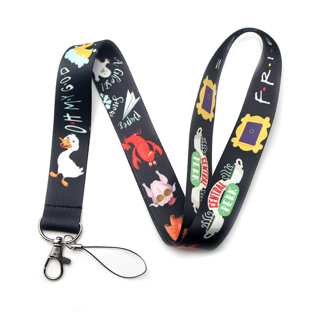 Frineds Tv show Lanyard Badge ID Mobile Phone Rope Key Lanyard Neck Straps  Accessories webbings ribbons