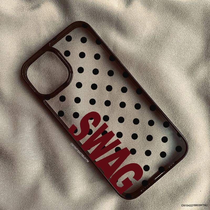 รูปสินค้า เคสใสลายอักษร ป้องกันรอย iPhone 17 Pro Max