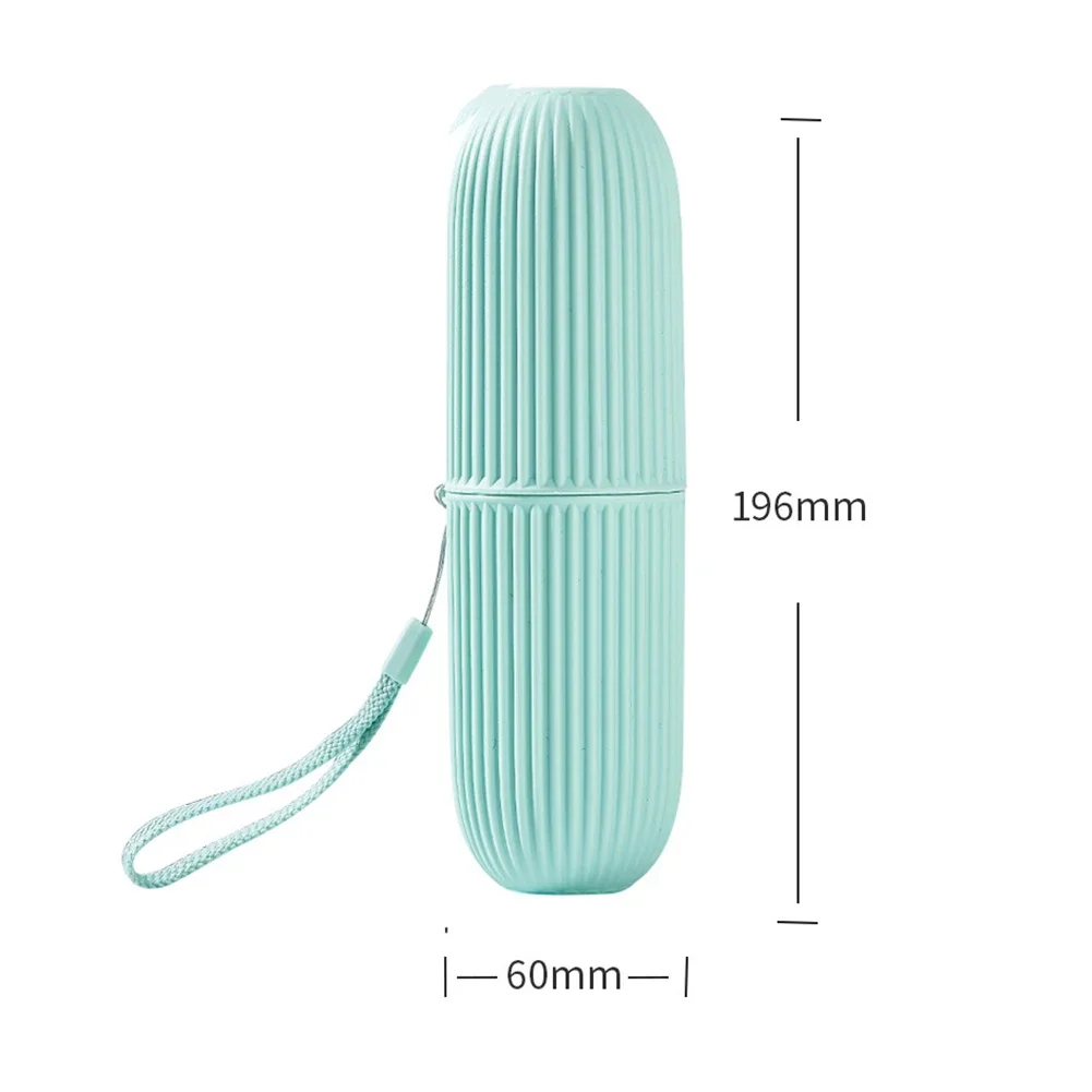 Toothbrush Cup With Cap Creative Toothpaste Holder Portable Storage Case Box Organizer Toiletries Storage Cup Travel Gadgets toothbrush holder toothbrush case toothbrush storage box