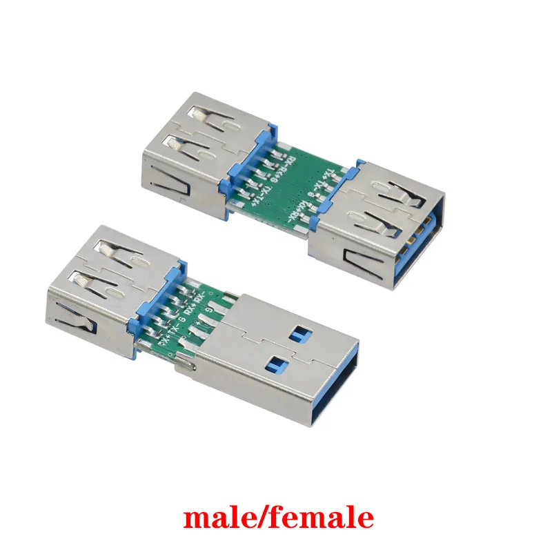 

USB 3.0 Adapter Elbow Converter USB Charge Data Sync Extension USB Female To Male Typec Connector for PC Laptop Tablet