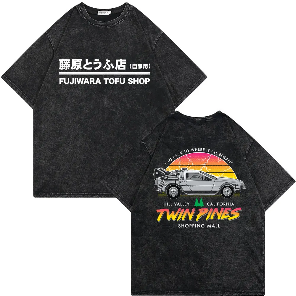 Initial D Ae86 Classic Fire T Shirt Cotton 6XL Initial D Ae86 Fire Epic  Cool Panda Trueno Drift Japan Manga 90s Anime Vintage