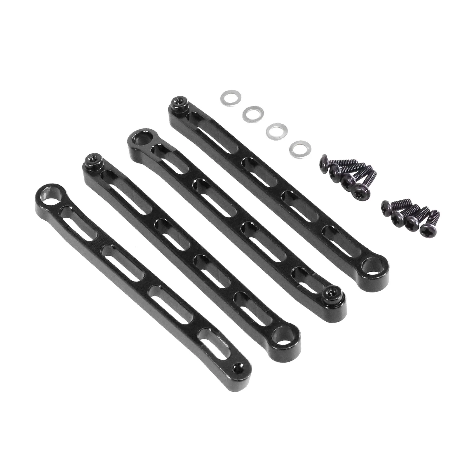 Premium Metal Chassis Pull Rod with Shock Absorber & 370 Gearbox Assembly - Upgrade Parts