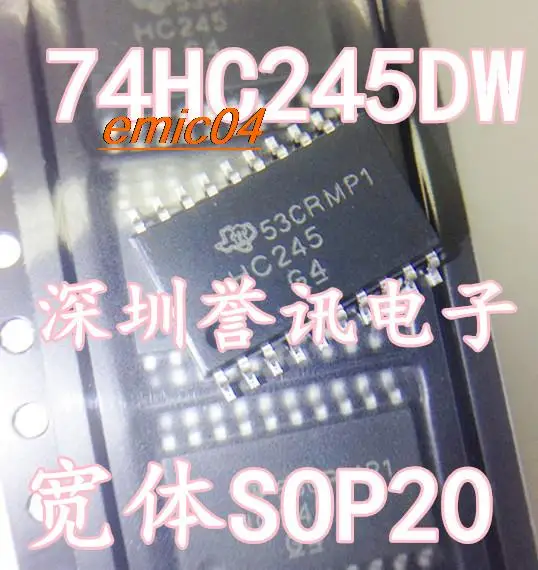 

Original Stock SN74HC245DWR 74HC245DW SOP-20 SOP7.2