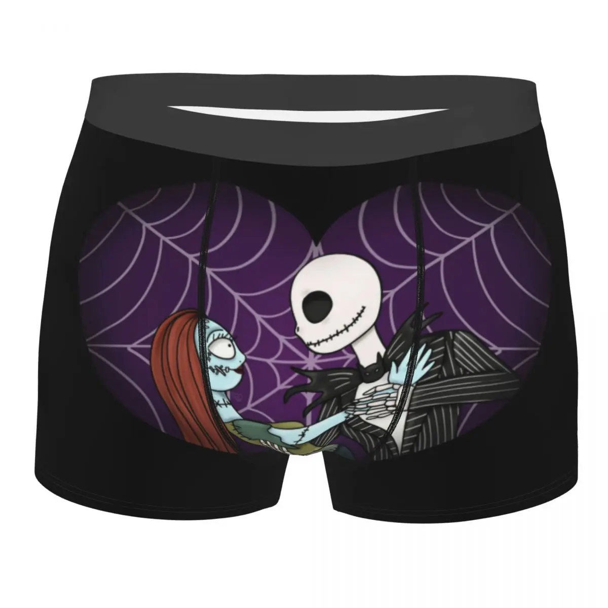 

Jack Skellington Sally Boxer Short For Homme 3D Print The Nightmare Before Christmas Underwear Panties Briefs Stretch Underpants