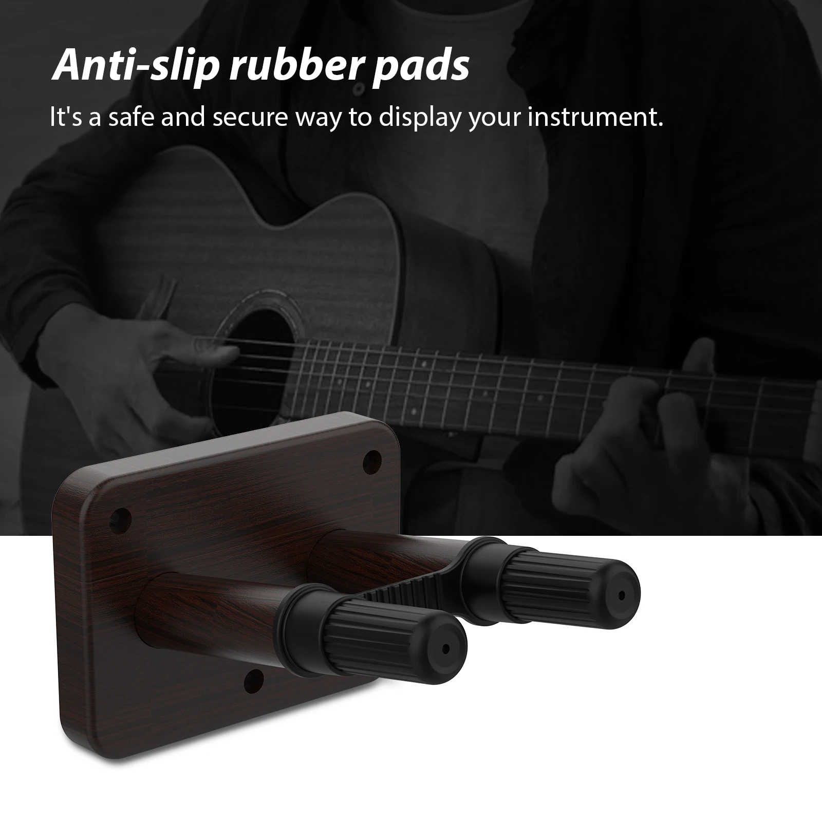 

Настенная вешалка для гитары, настенный крючок для сверления, вешалка, Твердый Прочный держатель для акустических гитар