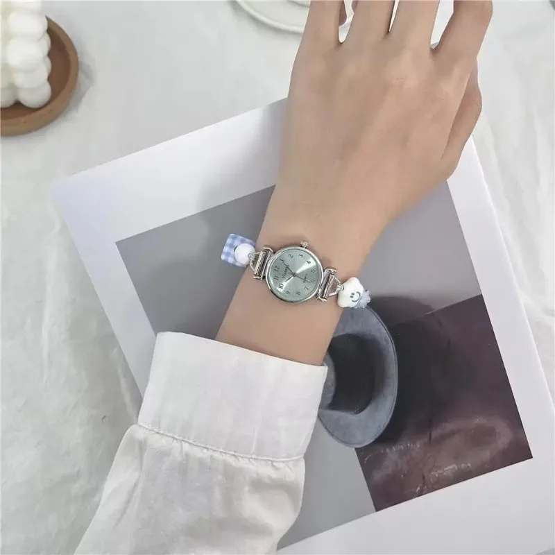 Fashion Blue Bracelet Watch Girls Adjustable Stars Wristwatch Cute Cartoon Students Kids Quartz Watch Gifts