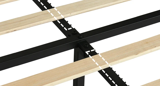 Upholstered Diamond Bed Frame with 4 Storage Drawers and LED Lights