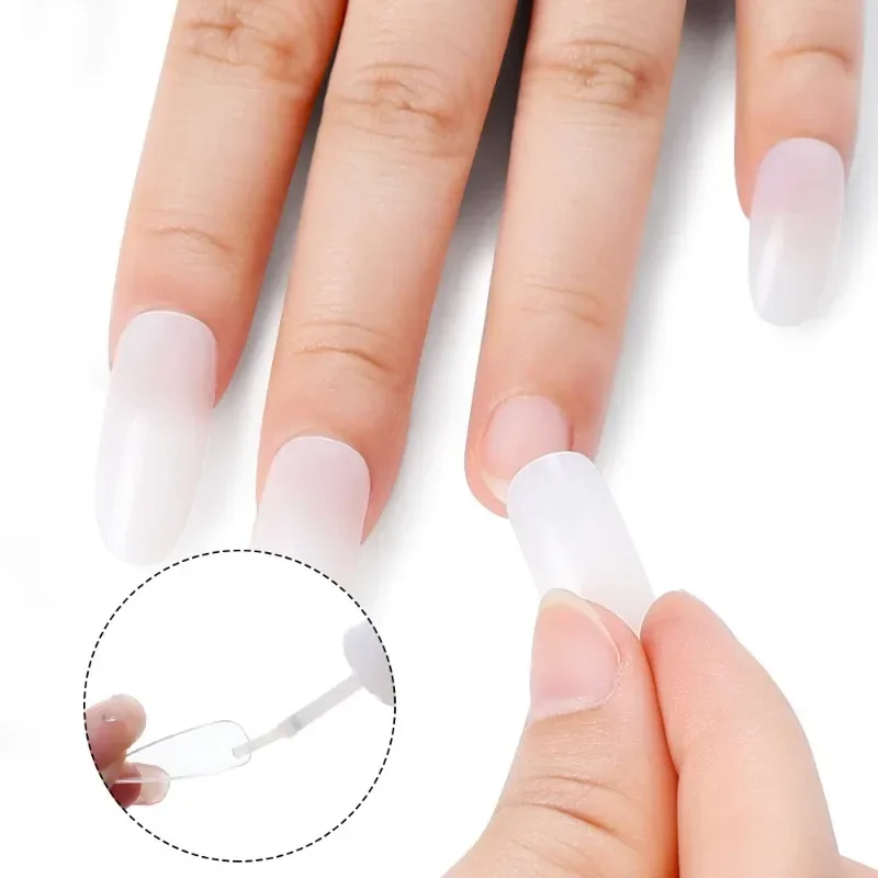 Transparent Nail Glue with Brush Fast Drying Acrylic False Nail Tips Nail Art Accesories Adhesive Manicure Tool Rhinestone Glue