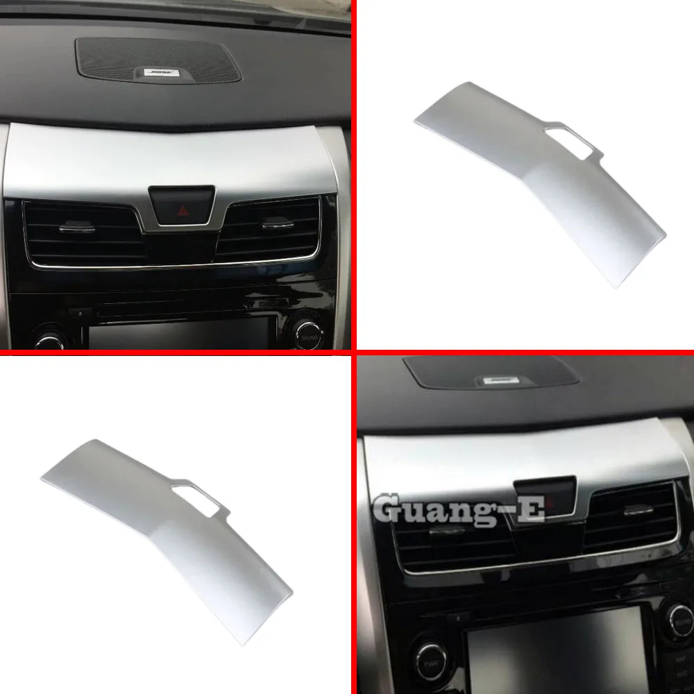 

For Nissan Altima Teana 2013 2014 2015 2016 2017 2018 Car Stick Cover ABS Parking Hazard Warning Light Outlet Trim Frame Lamp