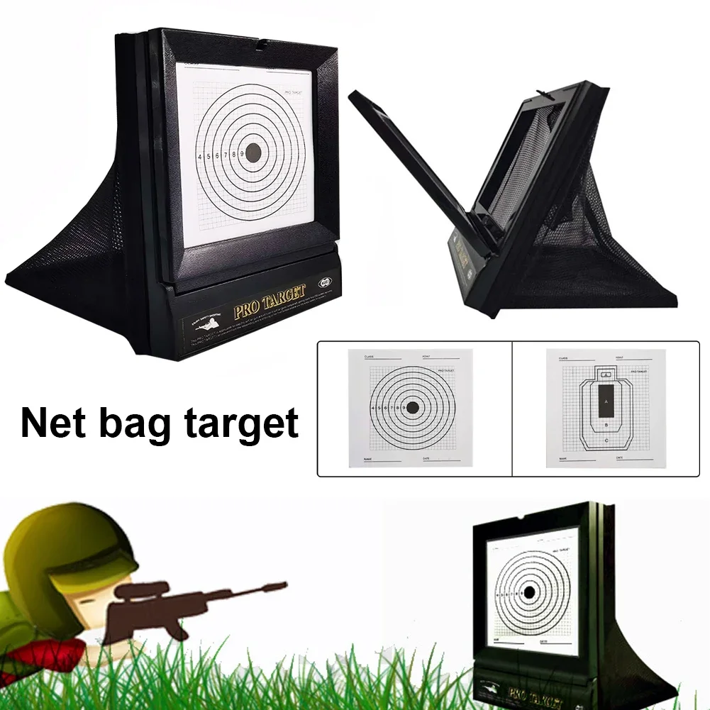 Cibles papier remplaçables 10 pièces portables tir airsoft plombs carabine BB pistolet