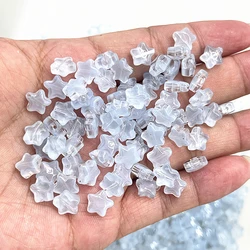 Elegant Matte Glass Star Beads - Set of 30 for Jewelry Crafting and DIY Projects (47)