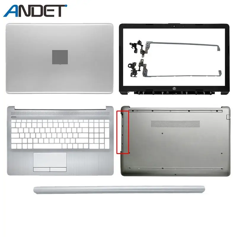 

New Original For HP 15-DA 15-DB 250 G7 255 G7 15-da0014dx LCD Back Cover Rear Lid Front Bezel Hinges Palmrest Bottom Case Laptop