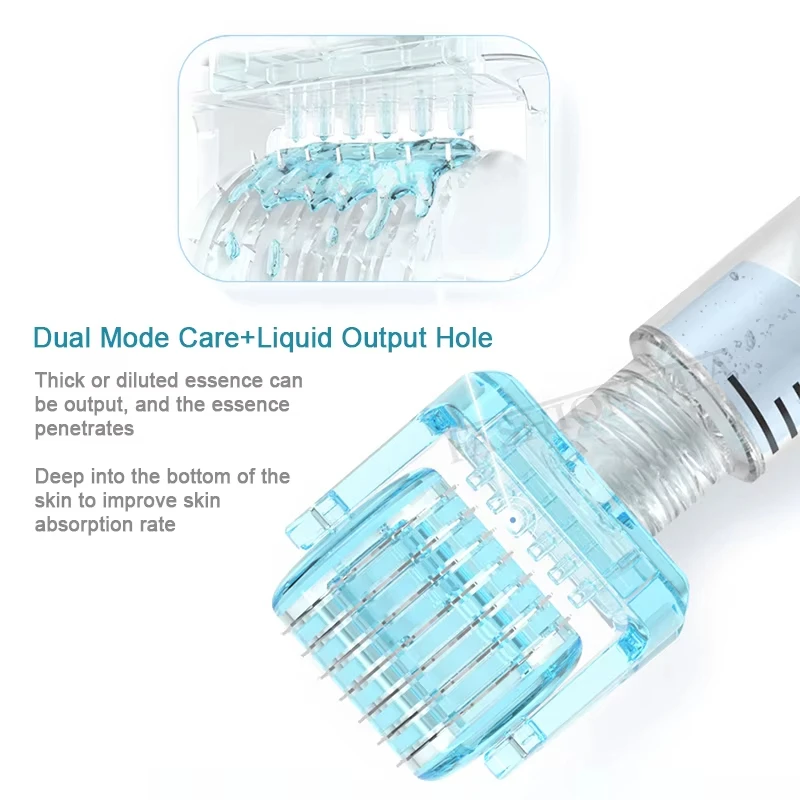 3 in 1 S1 Derma Roller Disposable Roller Head Skin Repair Deep Line Lift Mesotherapy 49pin 64pin 112pin for Face Hair Treatment
