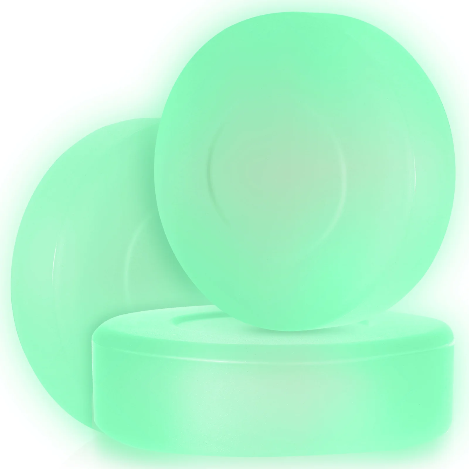 3 Pezzi Di Dischi Da Hockey Su Ghiaccio Pratica Dischi Da Hockey Palle Da Hockey Su Ghiaccio Luminose Ventilatore Sportivo Dischi Da Hockey Aria