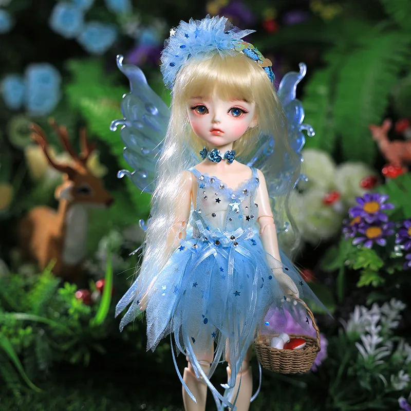 

Shuga Fairy Lulu BJD кукла 1/6 маленькие и мощные крылья с эльфом тело YOSD мяч шарнирная кукла резиновые игрушки