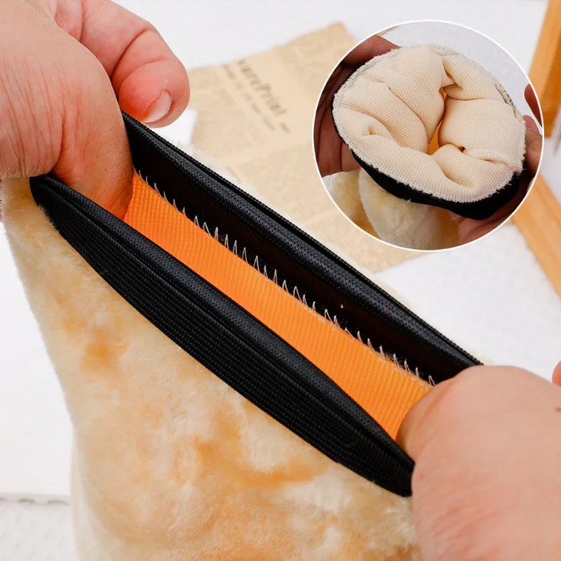 Car Wash Gloves Double Sided Plush Thickened Gloves Universal Imitation Wool Plush Cleaning Coral Velvet Car Wash