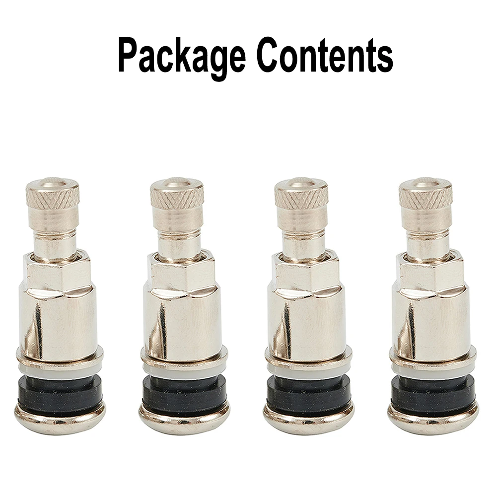 

4Pcs Ultra Strong Lightweight Bolt In Valves Fit For Hole Size 11.3mm Wheels Steel And Alloy Max Pressure 80 Psi 5.5bar Parts