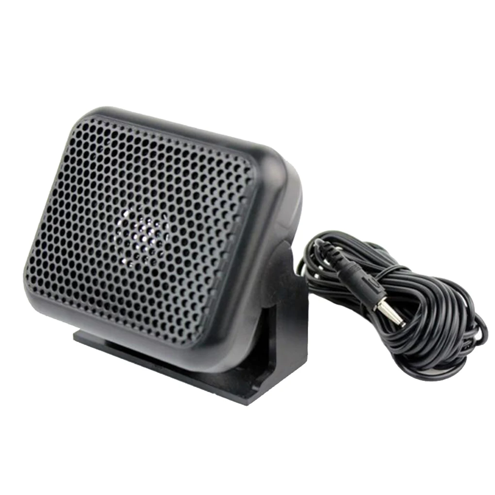 

Внешний мини-динамик, разъем 3,5 мм, совместим с Yaesu Kenwood ICOM Motorola Ham Radio