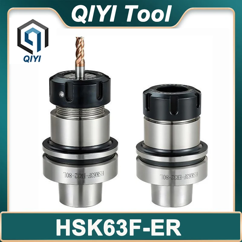 

HSK63F HSK ER Tool Holder ER16 ER25 ER32 ER40 Tool Holder HSK 63F ER Engraving Woodworking Machine HSK63F Tool Holder