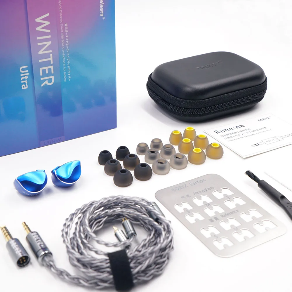 BQEYZ 冬用ウルトラ有線インイヤーイヤホンモニター 1DD+1BC