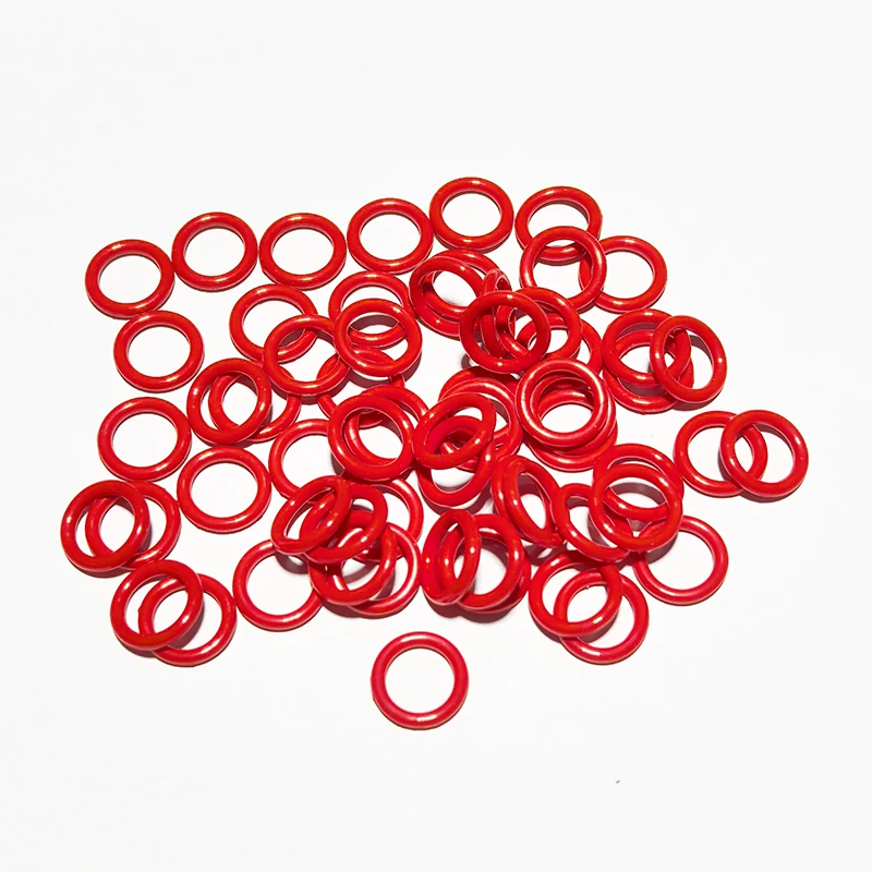 100 Stück Taubenfuß-Gummiring, bunte elastische Identifikationsringe für Träger, Taubenrennen, Tauben, Vögel, Geräte, 8 mm – Detail 4