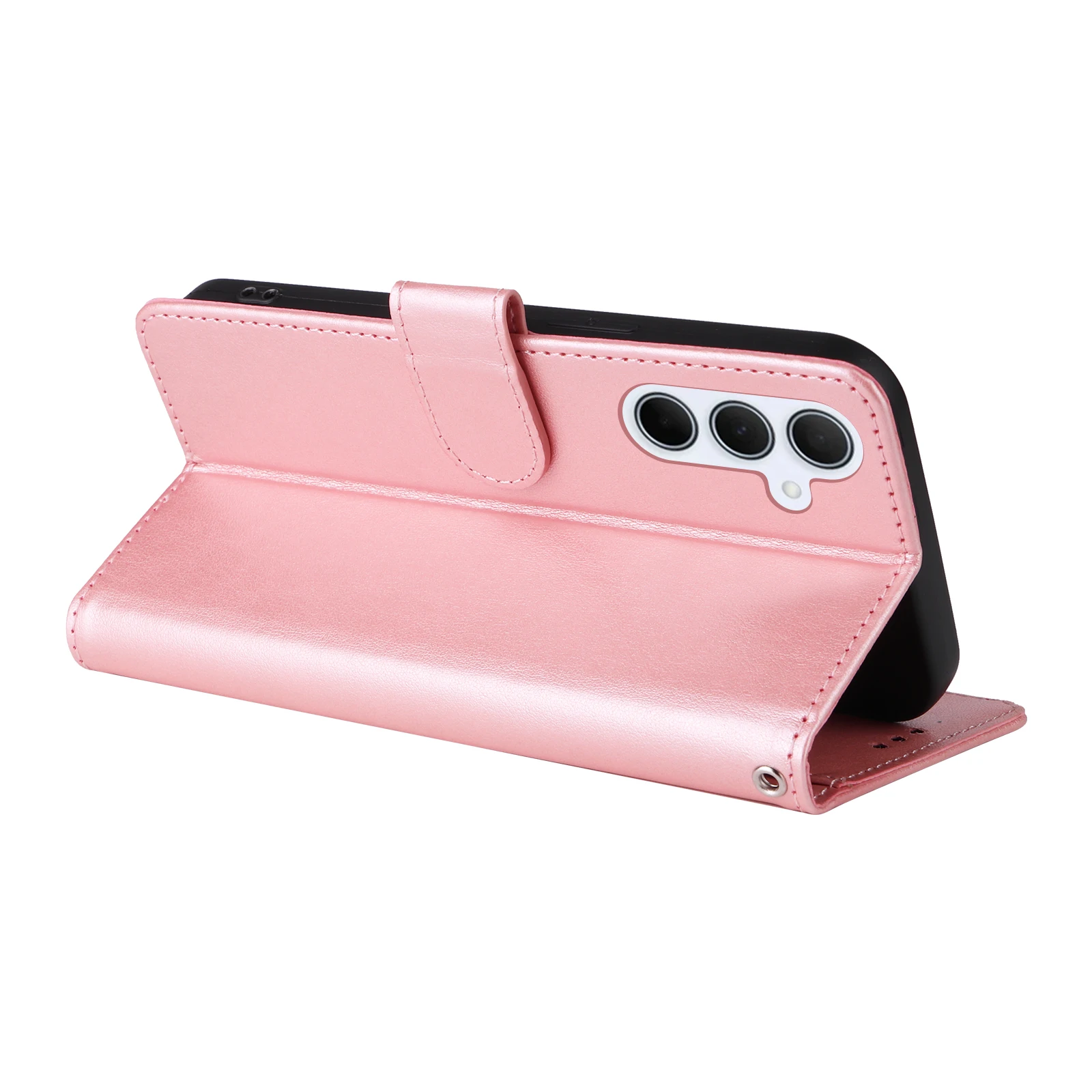 Premium Magnetic Leather Wallet Phone Case - Versatile Protection with Card Slots