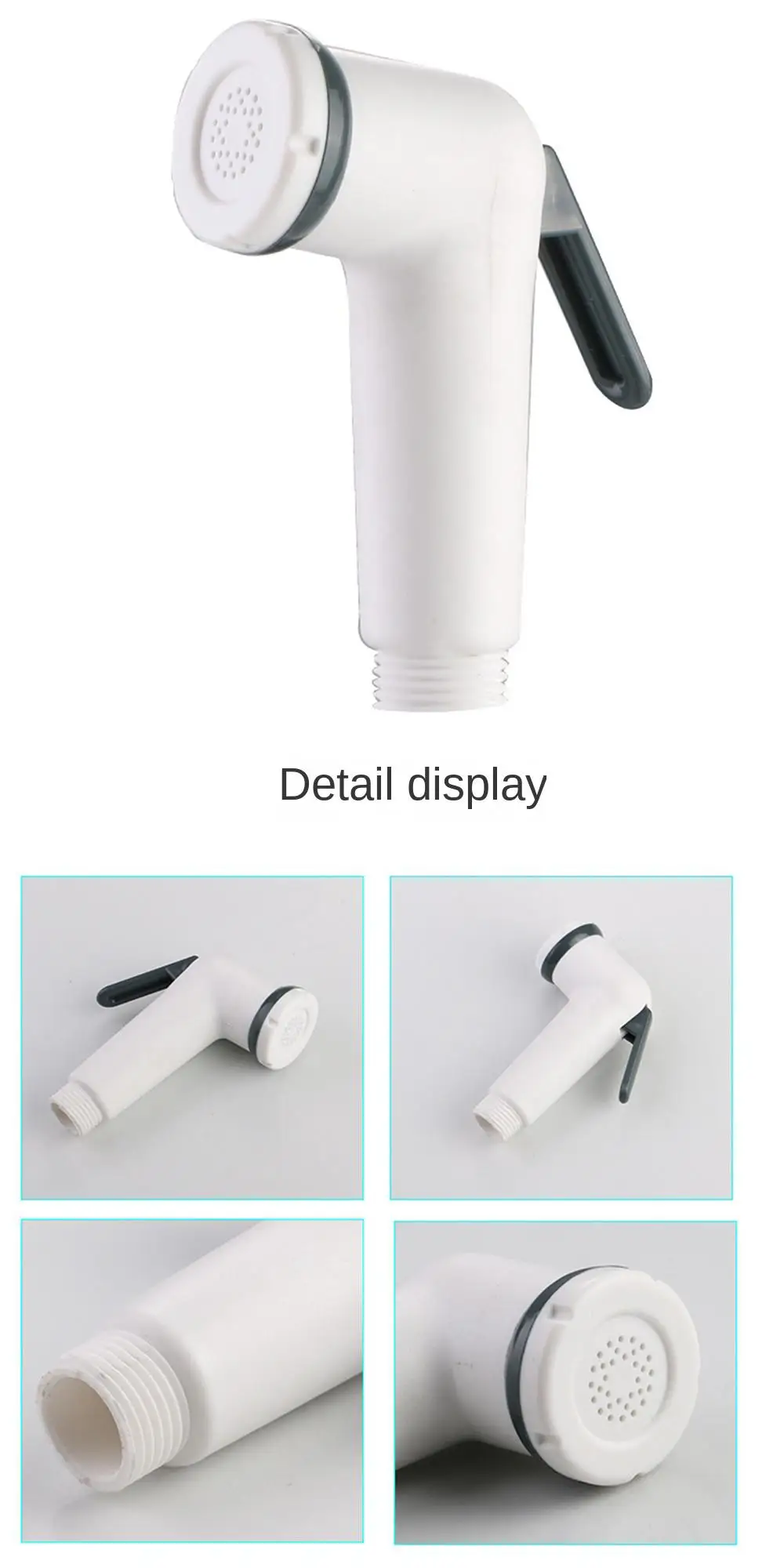 Description Picture 2 of item1PC Bidet Toilet Sprayer Head Handheld Bidet Faucet Spray For Sanitary Shattaf Shower Head Self Cleaning Accessories