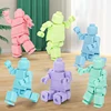 Children Plastic Building Toys Combination Action Figures Building  Accessories Toy 3