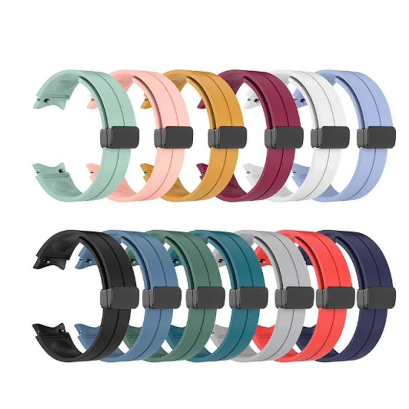 Premium Magnetic Buckle Silicone Watch Band Strap (Various Sizes)