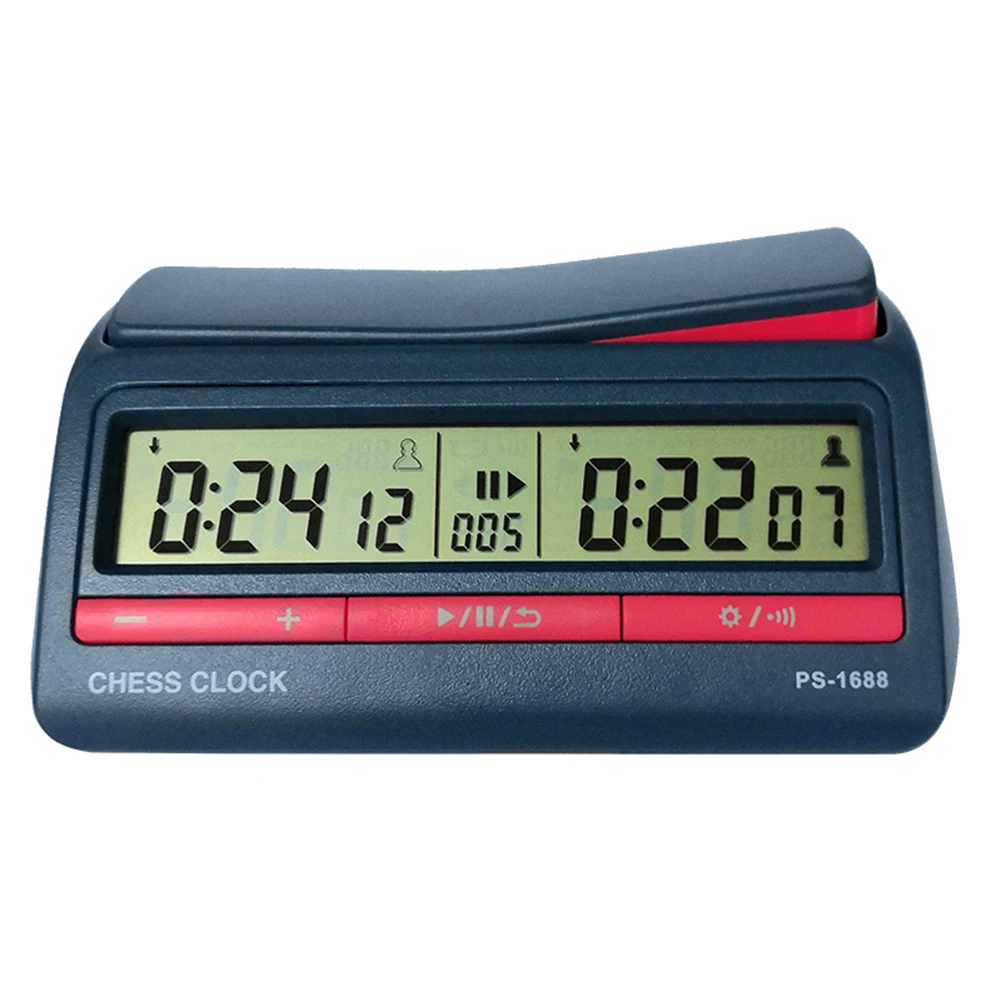 Chess Clock Professional Advanced Chess Digital Timer Multipurpose Digital Game Timer with Basic Bonus Delay and Positive Time
