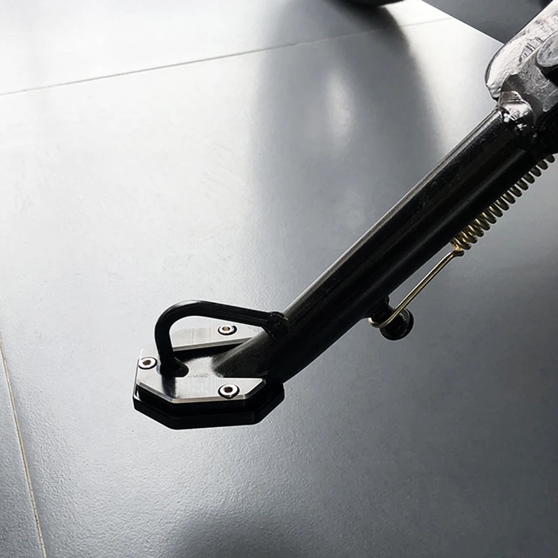 Motorcycle Kickstand Extender Motorcycle Kickstand Pad Scooter Kickstand Extender Scooter Motorcycle Bike Kickstand Extender Foot Side Stand Extension Pad Support Plate Anti-skid Enlarged Base