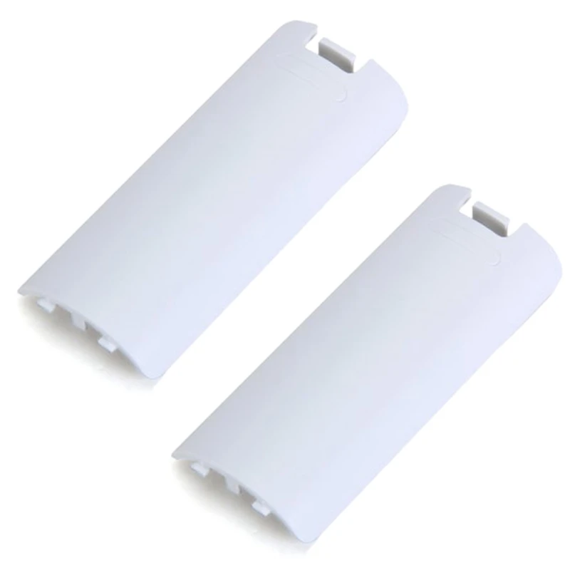 2x Replacement Battery Cover For Wii Wireless Controller White