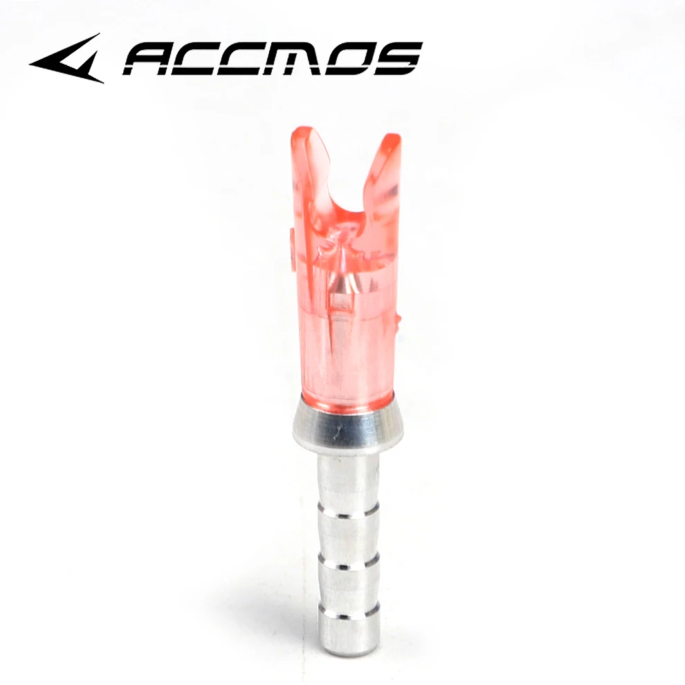 36ps/pack Arrow Pin Nocks Size L Arrow Nock + Aluminum Pin For ID 4.2mm 6.2mm Carbon Shaft DIY Archery Accessories archery arrow nocks archery arrow insert